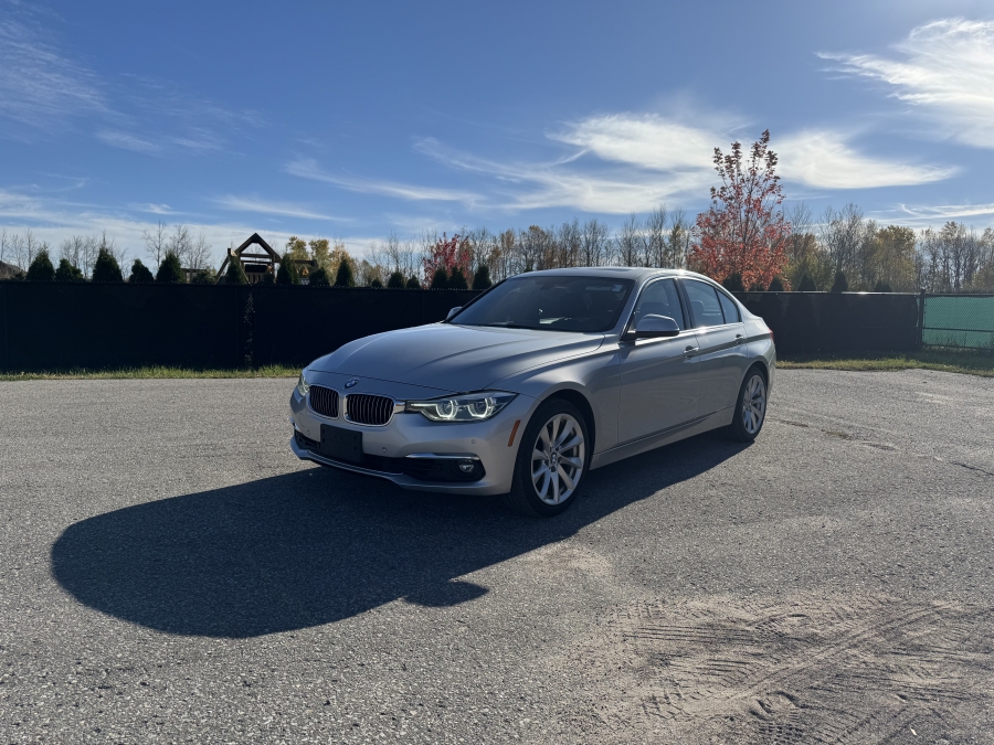 Gray 2017 BMW 3 Series Sedan All-Wheel Drive Automatic