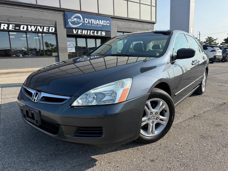 Gray 2007 Honda Accord Sedan Front-Wheel Drive Automatic