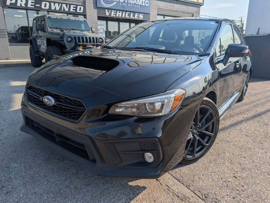 Black 2019 Subaru WRX Sedan Manual