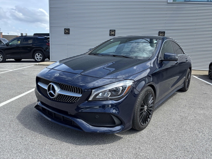 Blue 2018 Mercedes-Benz CLA Sedan All-Wheel Drive Automatic