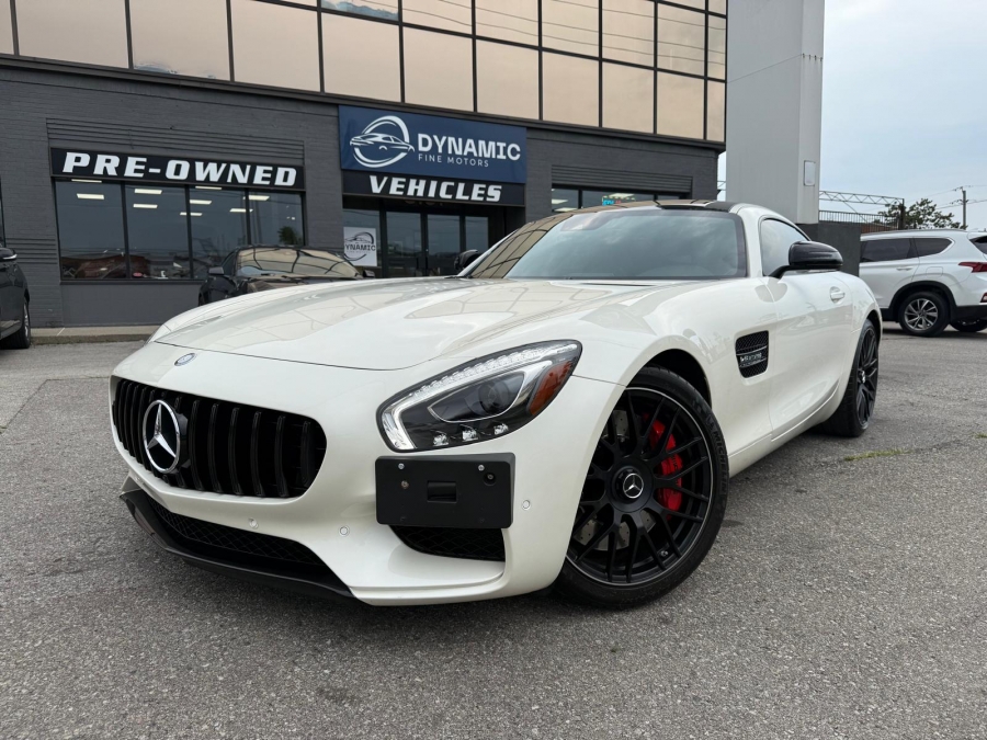 White 2017 Mercedes-Benz AMG GT Coupe Rear-Wheel Drive Automatic