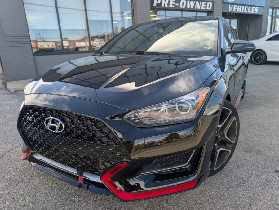 Black 2021 Hyundai Veloster N Coupe Front-Wheel Drive Manual