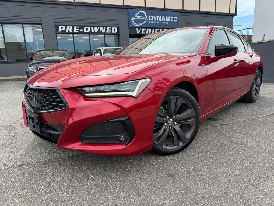 Red 2023 Acura TLX Sedan All-Wheel Drive Automatic