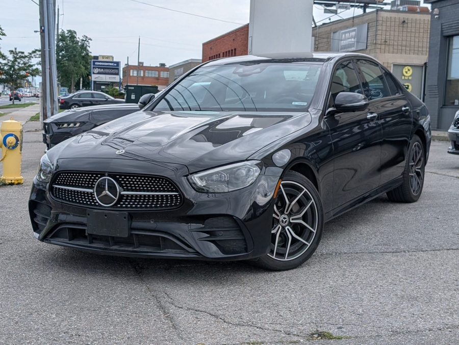 Black 2022 Mercedes-Benz E-Class Sedan All-Wheel Drive Automatic