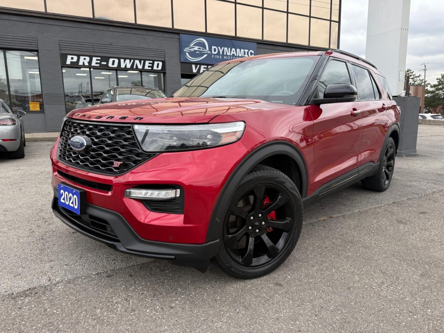 Red 2020 Ford Explorer SUV / Crossover All-Wheel Drive Automatic