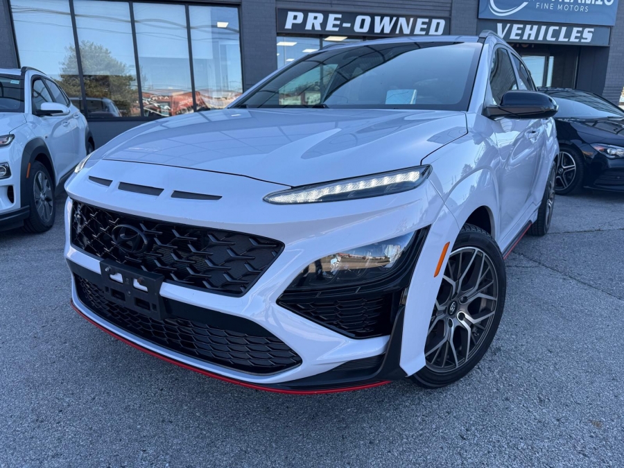Gray 2023 Hyundai Kona N SUV / Crossover Front-Wheel Drive Automatic