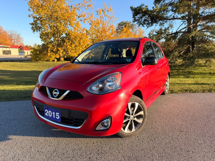 Red 2015 Nissan Micra Hatchback Automatic