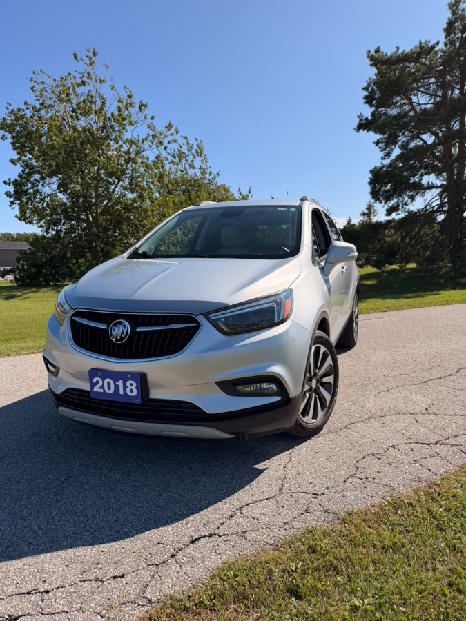 Silver 2018 Buick Encore SUV / Crossover Front-Wheel Drive Automatic